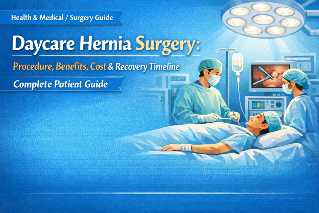 Daycare Hernia Surgery: Procedure, Benefits, Cost & Recovery Timeline (Complete Patient Guide)