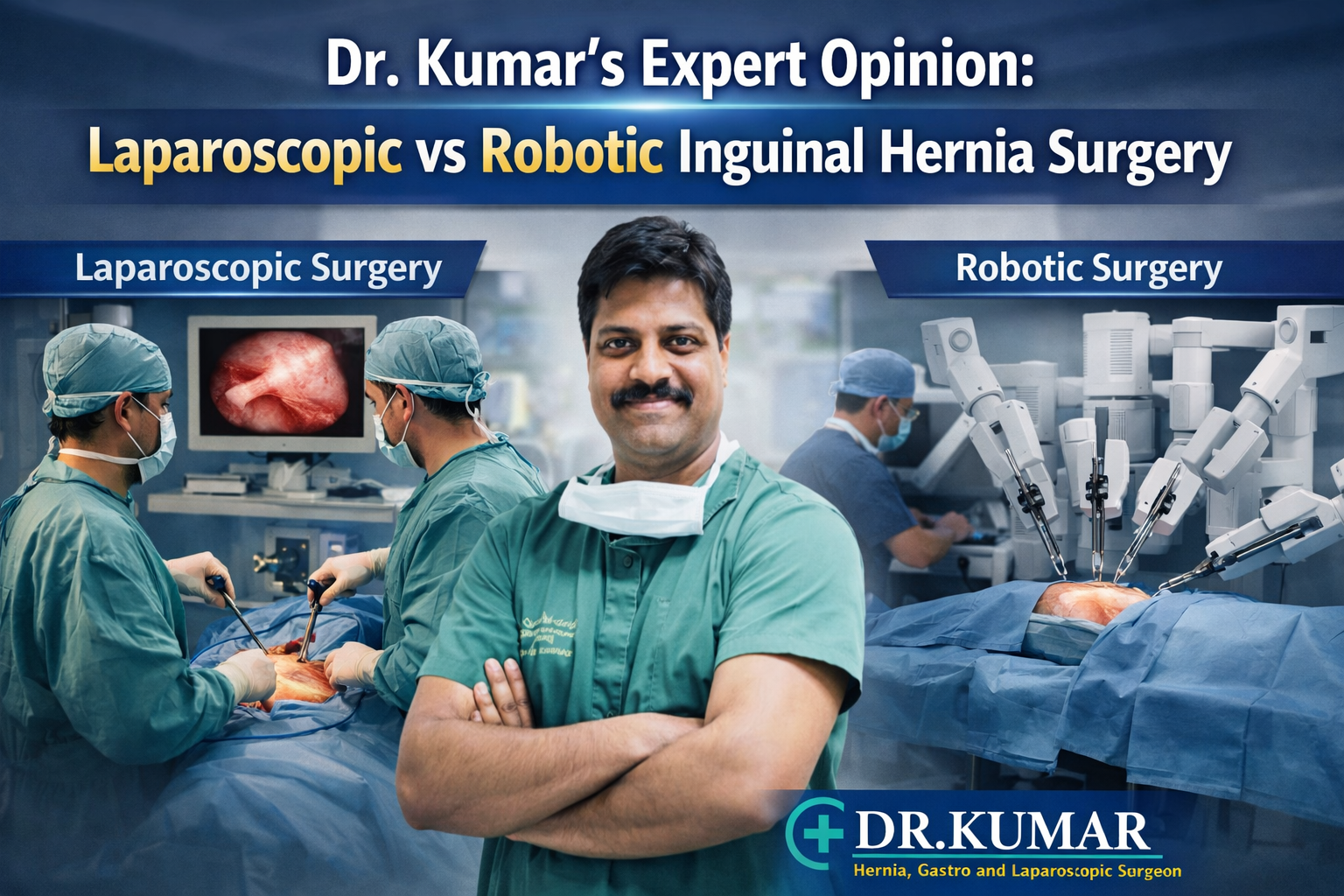 Dr. Kumar’s Expert Opinion: Laparoscopic vs Robotic Inguinal Hernia Surgery